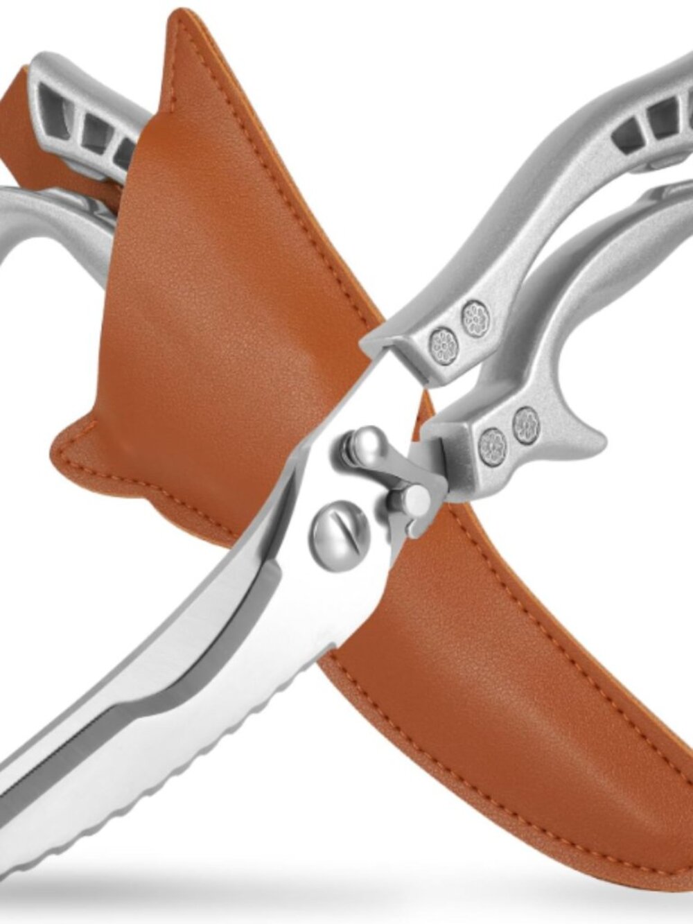 Heavy Duty Poultry Shears, Stainless Steel Kitchen Scissors(1 Pack)